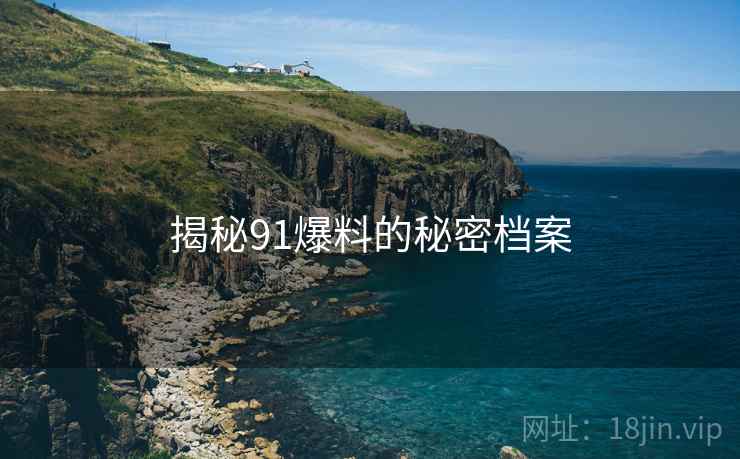 揭秘91爆料的秘密档案
